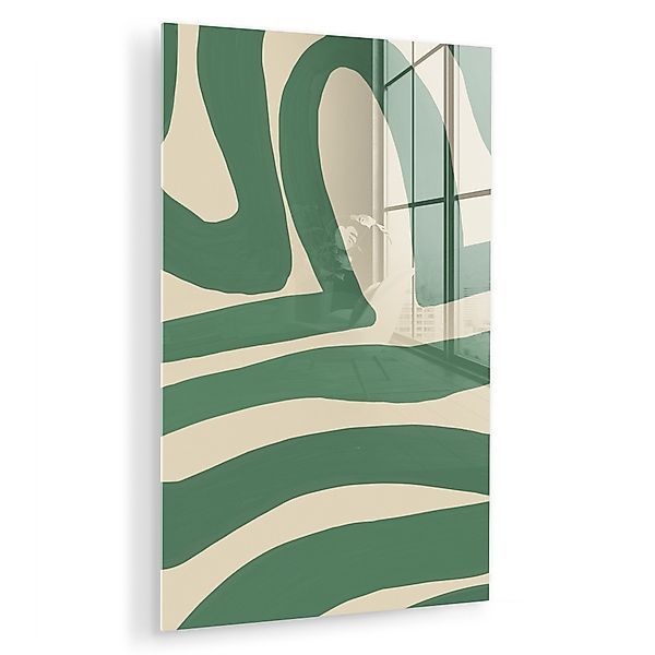 MuchoWow Acrylglasbild Grün - Kunst - günstig online kaufen