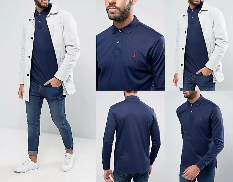 Ralph Lauren Poloshirt POLO RALPH LAUREN LUXURY PIMA COTTON Polohemd Hemd T günstig online kaufen