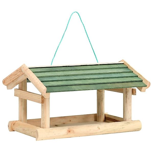 furnicato Vogelhaus Vogelfutterhaus Massivholz 35x29,5x21 cm günstig online kaufen