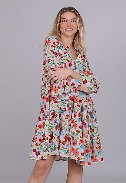 YC Fashion & Style Tunikakleid Blumige Viskose-Tunika mit weitem Schwung Al günstig online kaufen