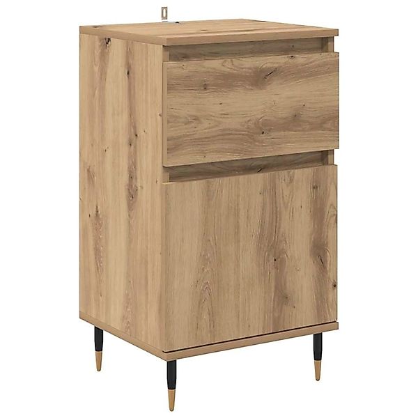 vidaXL Sideboard Artisan-Eiche 40 x 35 x 70 cm Verbundholz und Eisen 881751 günstig online kaufen