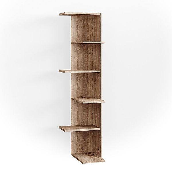 Vicco Eckregal Tera, Sonoma, 37 x günstig online kaufen