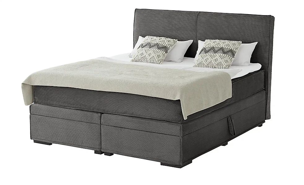 Boxi Boxspringbett mit Bettkasten Boxi Urban ¦ grau ¦ Maße (cm): B: 160 H: günstig online kaufen