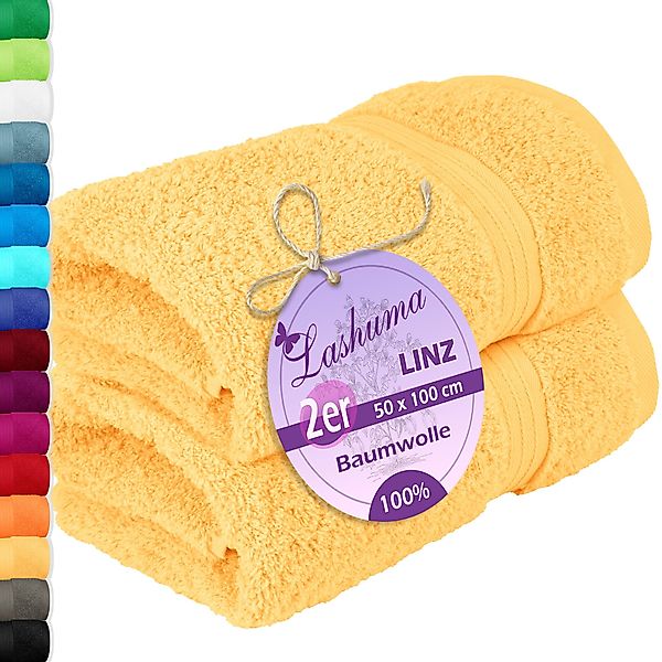 Lashuma Handtücher Linz, Frottee (2-St), Frotteehandtücher günstig online kaufen