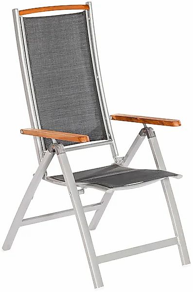 MERXX Gartenstuhl »Siena, TOPSELLER!« () 1 Stk.Alu/Textil/Akazie, verstellb günstig online kaufen