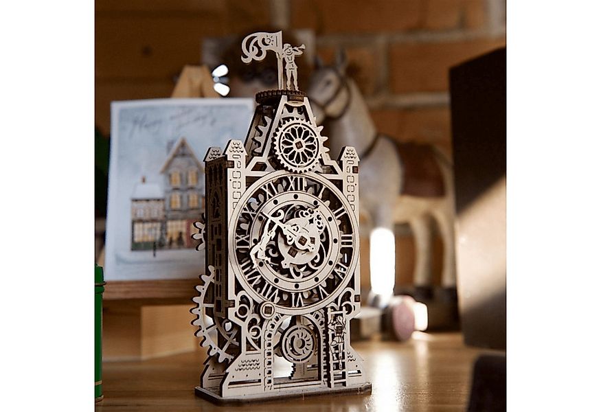 UGEARS Modellbausatz Ugears Uhrenturm Mechanisches Holzpuzzle, (44-tlg) günstig online kaufen