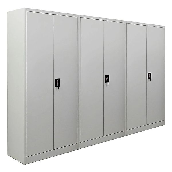 PROREGAL MegaDeal 3x Flügeltürenschrank ELEPHANT Komplett Montiert 2 Türen günstig online kaufen