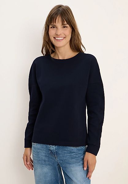 Cecil Langarmshirt, aus elastischem Materialmix günstig online kaufen