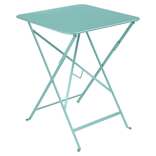 Bistro Klapptisch Rechteckig 57x57 Lagunenblau günstig online kaufen