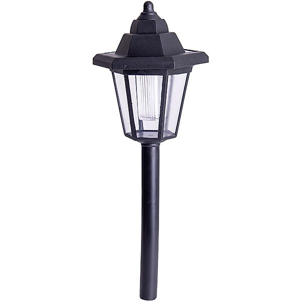 Näve LED-Solar-Erdspieß/Wandleuchte 2 in 1 Schwarz 3er-Set günstig online kaufen