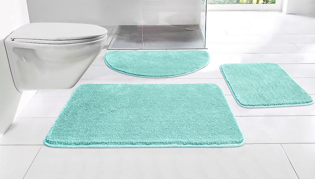 my home Badematte Merida Kurzflor, Badteppich, günstig online kaufen