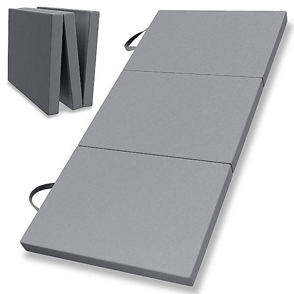 ELONEO Klappmatratze Gästematratze, 90x200x8 cm, Grau günstig online kaufen