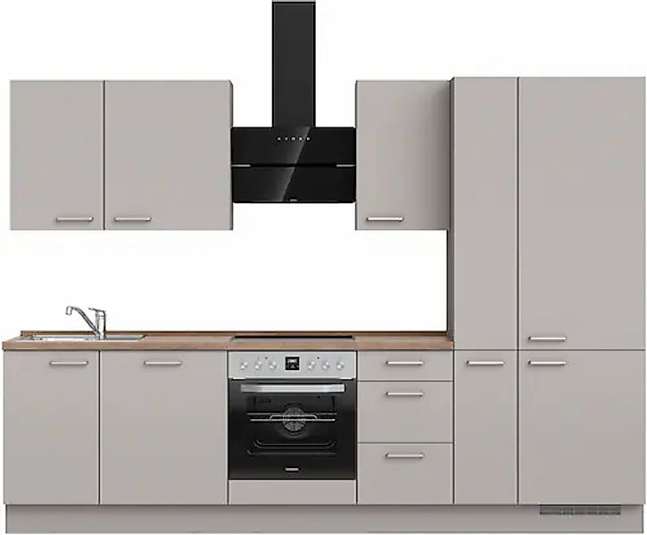 nobilia® Küchenzeile »"Touch II"« vormontiert, Ausrichtung wählbar, Breite günstig online kaufen