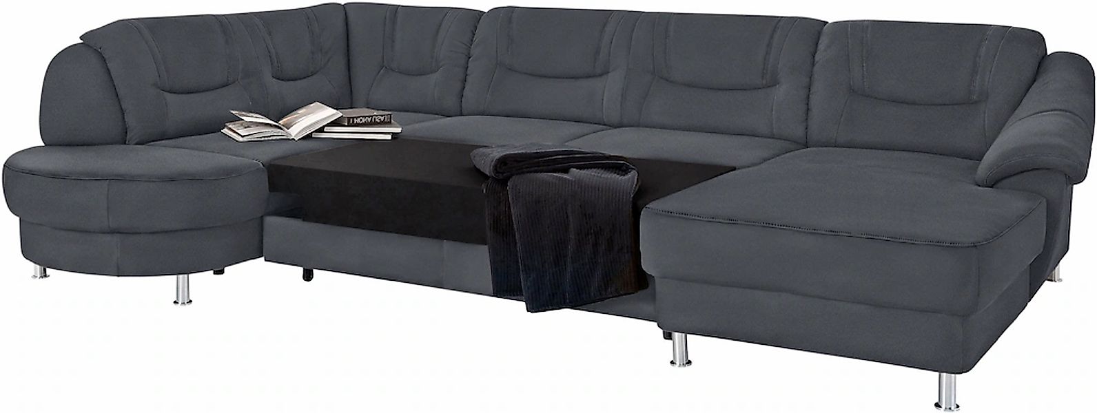 sit&more Wohnlandschaft "Salsa U-Form" mit Federkern, wahlweise mit Bettfun günstig online kaufen