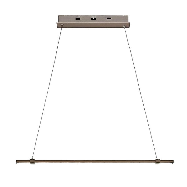 Lucande LED Tymon 9624376 Modern in Alu aus Metall 2-flammig Wohnzimmerleuc günstig online kaufen