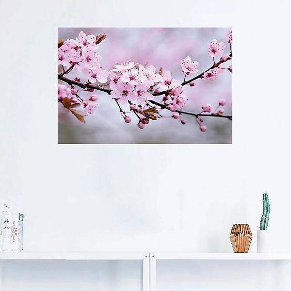 Artland Wandbild »Kirschblüten«, Blumen, (1 St.), als Alubild, Outdoorbild, günstig online kaufen