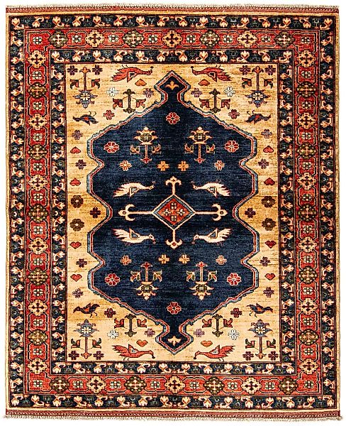 morgenland Orientteppich »Afghan - 200 x 152 cm - dunkelblau«, rechteckig günstig online kaufen