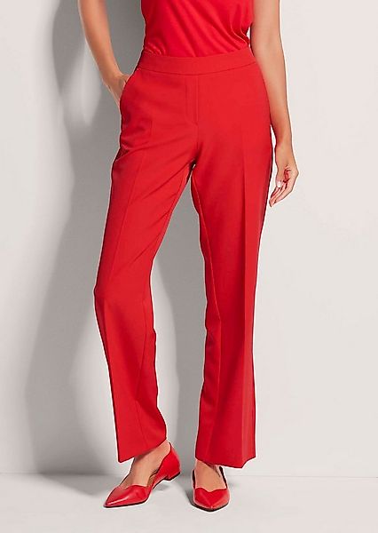 MADELEINE Stoffhose Elegante Damenhose mit Bügelfalten Weite Hose mit beque günstig online kaufen