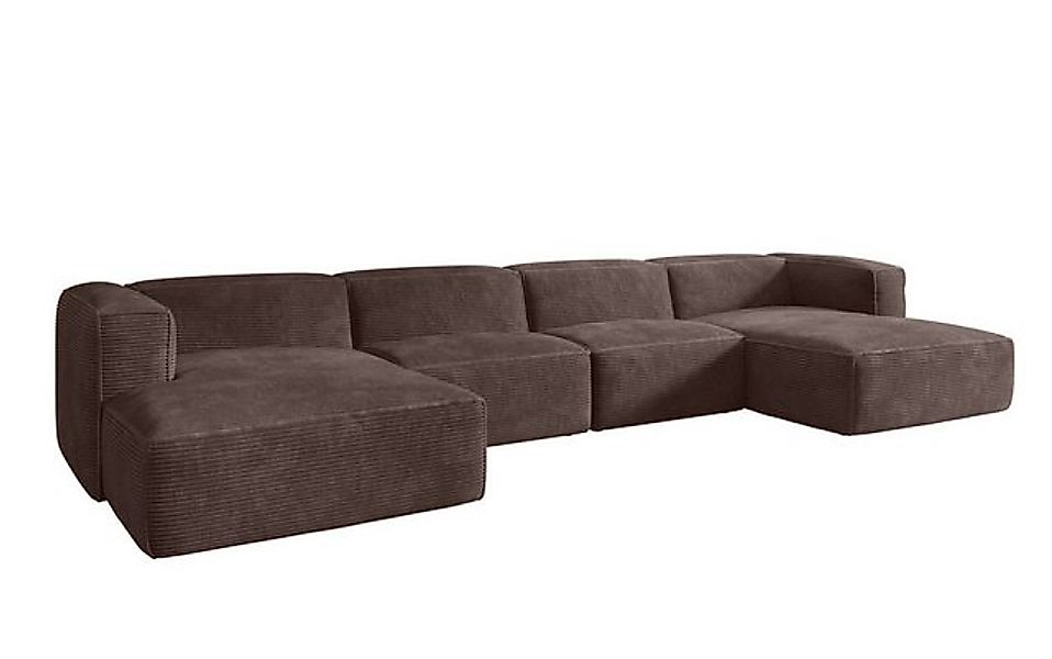Luxusbetten24 Sofa Designer Sofa Comfy U in Cord günstig online kaufen
