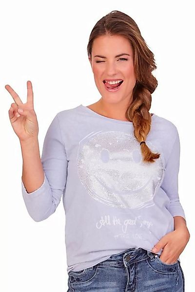 Lieblingsstück Trachtenshirt Shirt Damen - CLISSY - azure, rosa günstig online kaufen