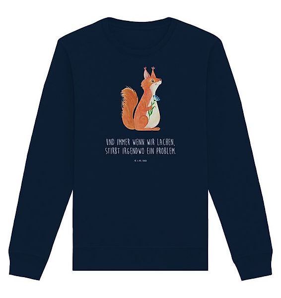 Mr. & Mrs. Panda Longpullover Eichhörnchen Blume Größe M - French Navy - Ge günstig online kaufen
