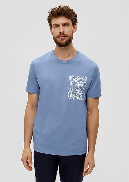 s.Oliver BLACK LABEL Kurzarmshirt T-Shirt mit Frontprint günstig online kaufen