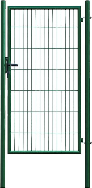GARDEN N MORE Zauneinzeltür "Einzeltor Standard", (Set), 175 cm hoch, grün günstig online kaufen