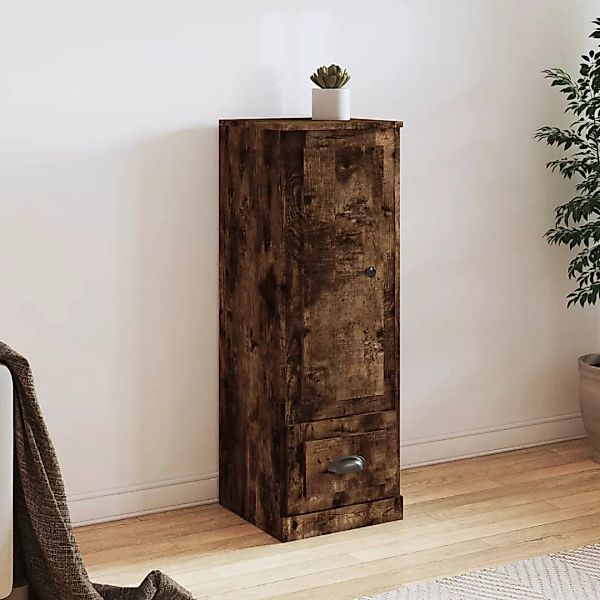 vidaXL Highboard Highboard Räuchereiche 36x35,5x103,5 cm günstig online kaufen