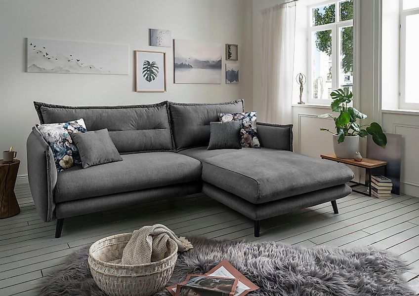 INOSIGN Ecksofa Lazio modernes Design, bequem, günstig online kaufen