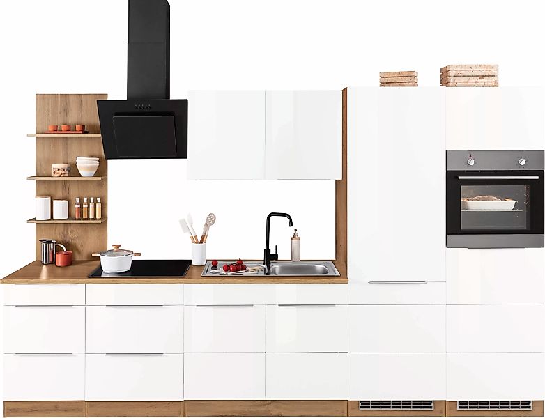 KOCHSTATION Küchenzeile »KS-Brindisi Breite 330 cm«, wahlweise mit E-Geräte günstig online kaufen