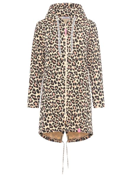 Zwillingsherz Jerseymantel ""Wild and Free"" mit auffäligem Front und Back günstig online kaufen