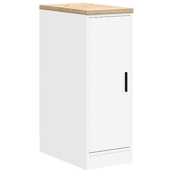 vidaXL Schrankmodule Garagen-Aufbewahrungsschrank Weiß 30x51x85 cm günstig online kaufen