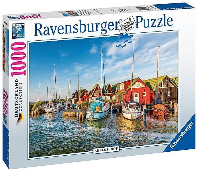 Ravensburger Puzzle Romantische Hafenwelt von Ahrenshoop günstig online kaufen