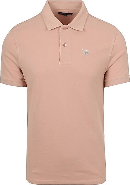 Barbour Pique Poloshirt Hellrosa - Größe L günstig online kaufen