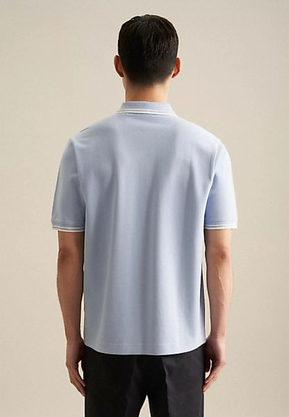 seidensticker T-Shirt "Regular", Kurzarm Kragen Streifen platziert günstig online kaufen