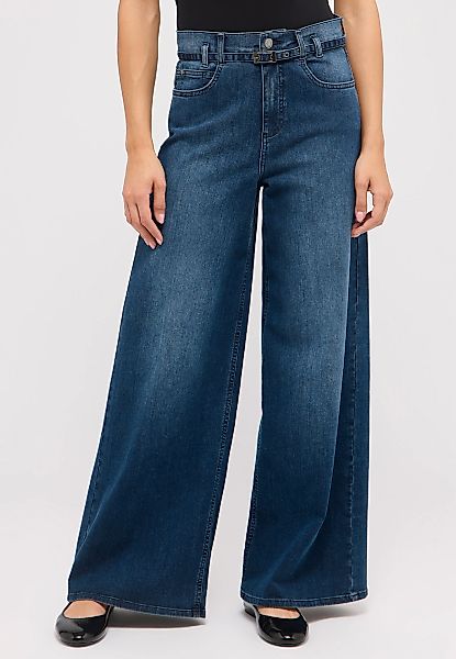 ANGELS Relax-fit-Jeans "LIVA BELT", mit sehr weitem Bein und Gürtel günstig online kaufen