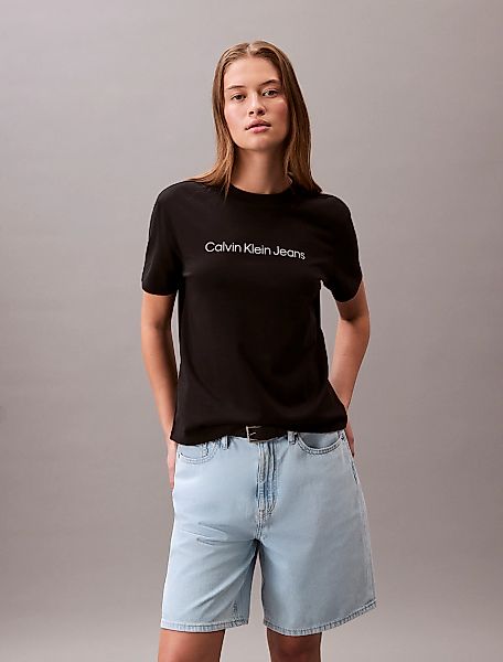 Calvin Klein Jeans T-Shirt mit Logoschriftzug günstig online kaufen