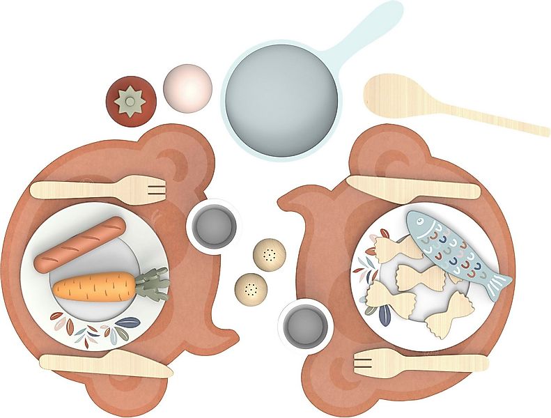 speedy monkey Spielgeschirr Speiseset, (19-tlg), FSC® - schützt Wald günstig online kaufen