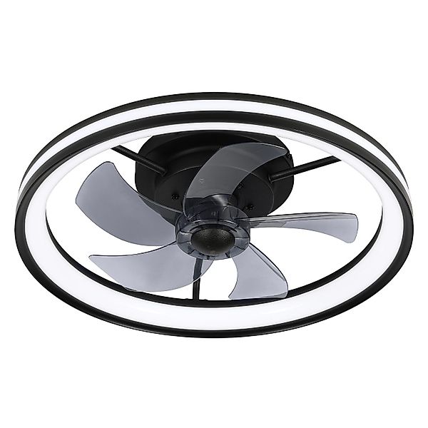 Clanmacy Deckenventilator Deckenventilator Dimmbar mit Beleuchtung günstig online kaufen