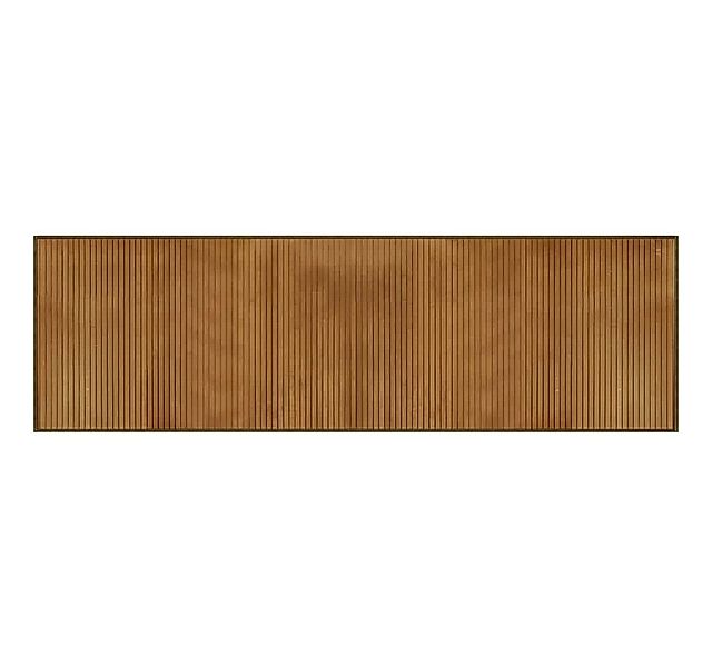 vidaXL Teppich Teppich Rechteckig Braun 60x200 cm Bambus, Rechteckig günstig online kaufen