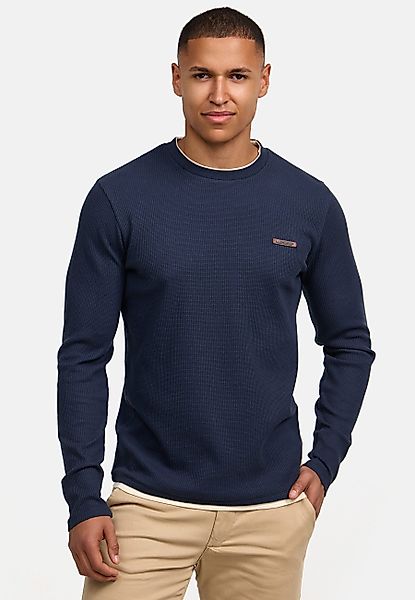 Indicode Langarmshirt INSigfinn Langarmshirt aus Baumwollmix günstig online kaufen