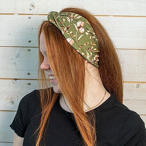 Veganes Denkefair Stirnband Blättertrio Jersey günstig online kaufen