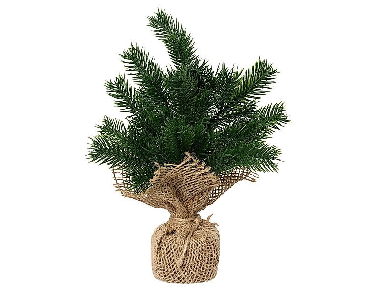 Kunstzweig, Kaemingk, Weihnachtsgesteck Tannenzweige künstlich im Jutesack günstig online kaufen