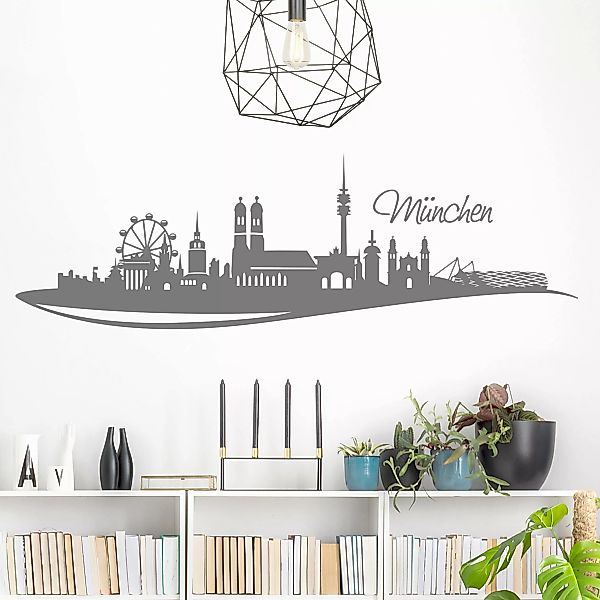 Wandtattoo Skyline München günstig online kaufen