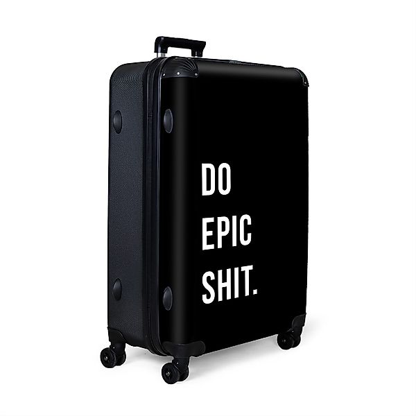 NoBoringSuitcases.com© Hartschalen-Trolley Zitate - Mach epischen günstig online kaufen