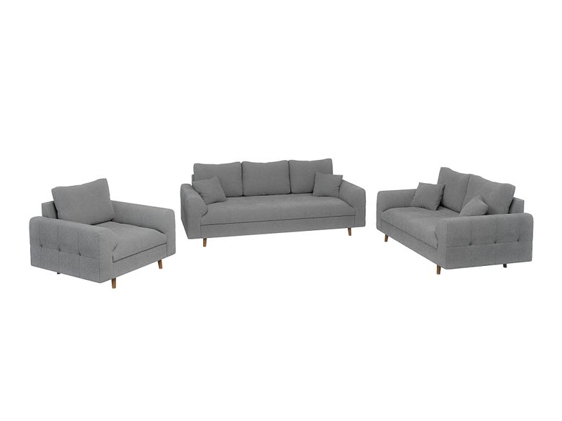 S-Style Möbel Polstergarnitur 3+2+1 Leif mit günstig online kaufen