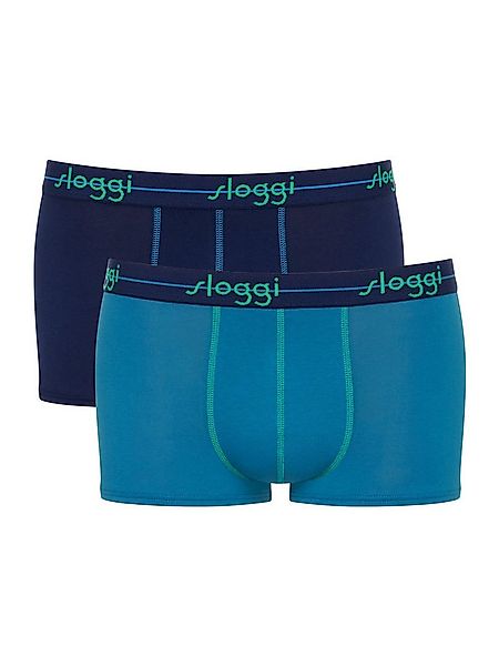 sloggi Retro Boxer Blue Start (2-St) Retro-Boxer Retro-shorts unterhose günstig online kaufen