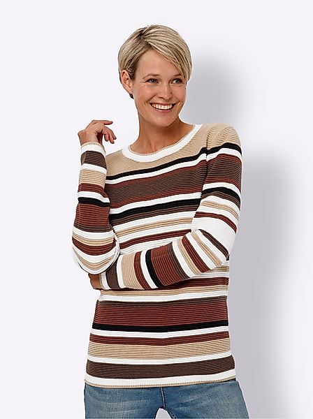 Sieh an! Strickpullover Rundhalspullover günstig online kaufen