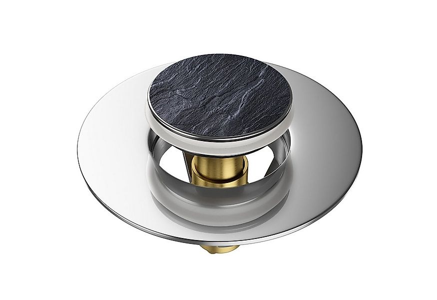 Sanilo Waschbeckenstöpsel Pop-Up Granit, hochwertig, universell, mit Motiv, günstig online kaufen