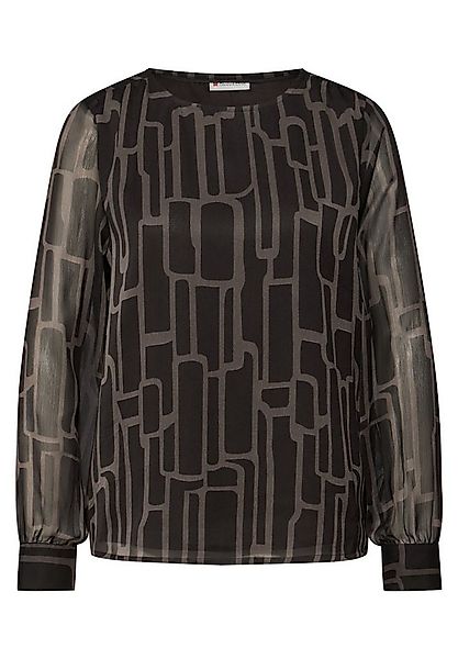 STREET ONE Blusenponcho STREET ONE / Da. Bluse / Chiffon roundneck blouse günstig online kaufen